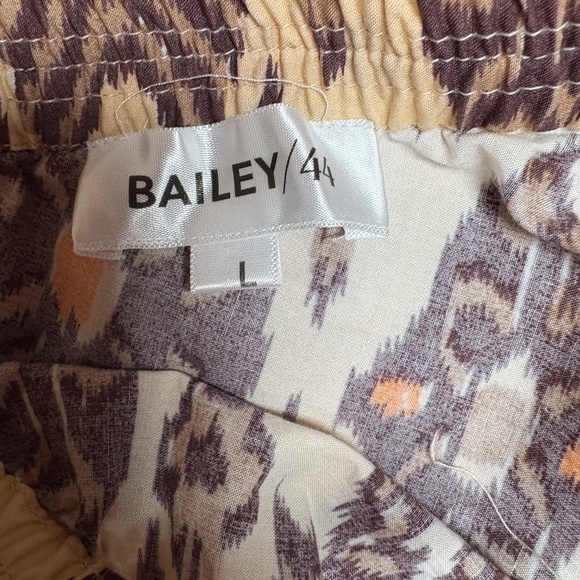 BAILEY 44 100% Cotton 2 Pce Tiered Maxi Skirt; One Shoulder Top Pull On Style XL - Picture 4 of 8